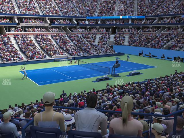 Seating view for Arthur Ashe Stadium Section Suite 130