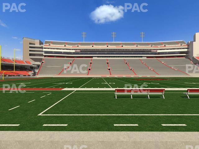 Seating view for Razorback Stadium Section 105