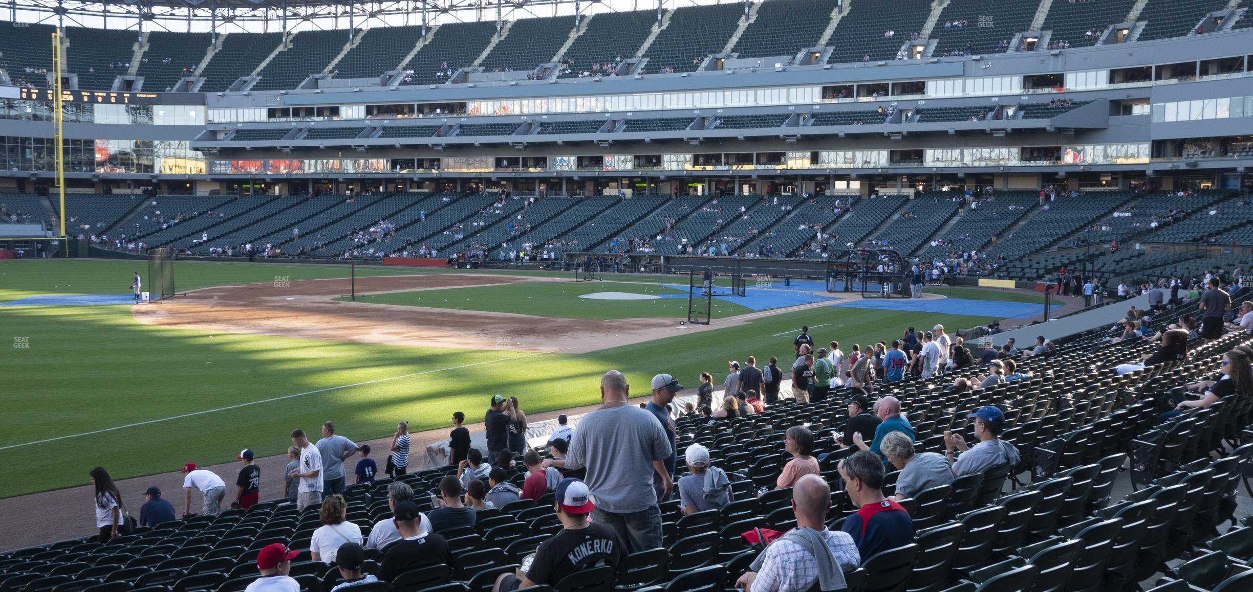 Seating view for Guaranteed Rate Field Section 148