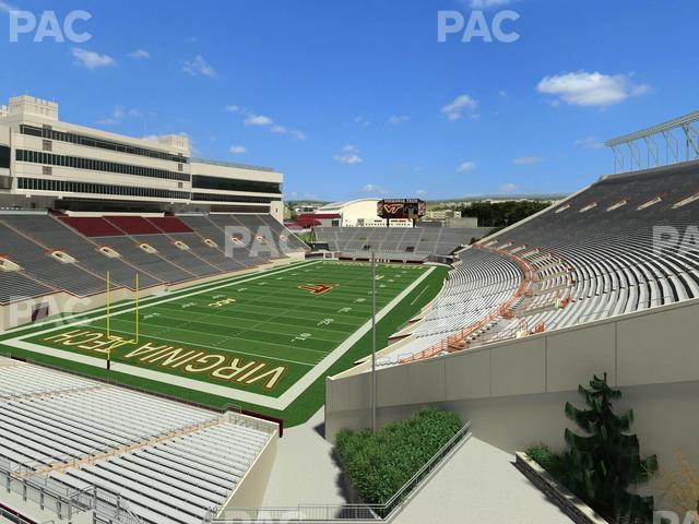 Seating view for Lane Stadium Section 401