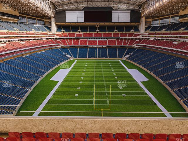 Seating view for NRG Stadium Section 547