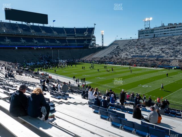 Seating view for Beaver Stadium Section East J