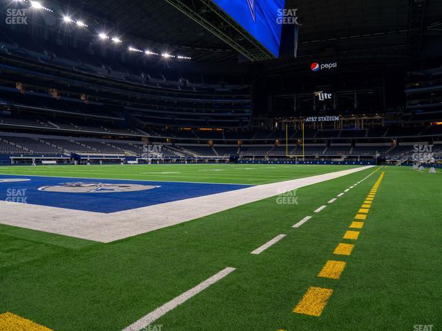 Seating view for AT&T Stadium Section Event Level Suite 7