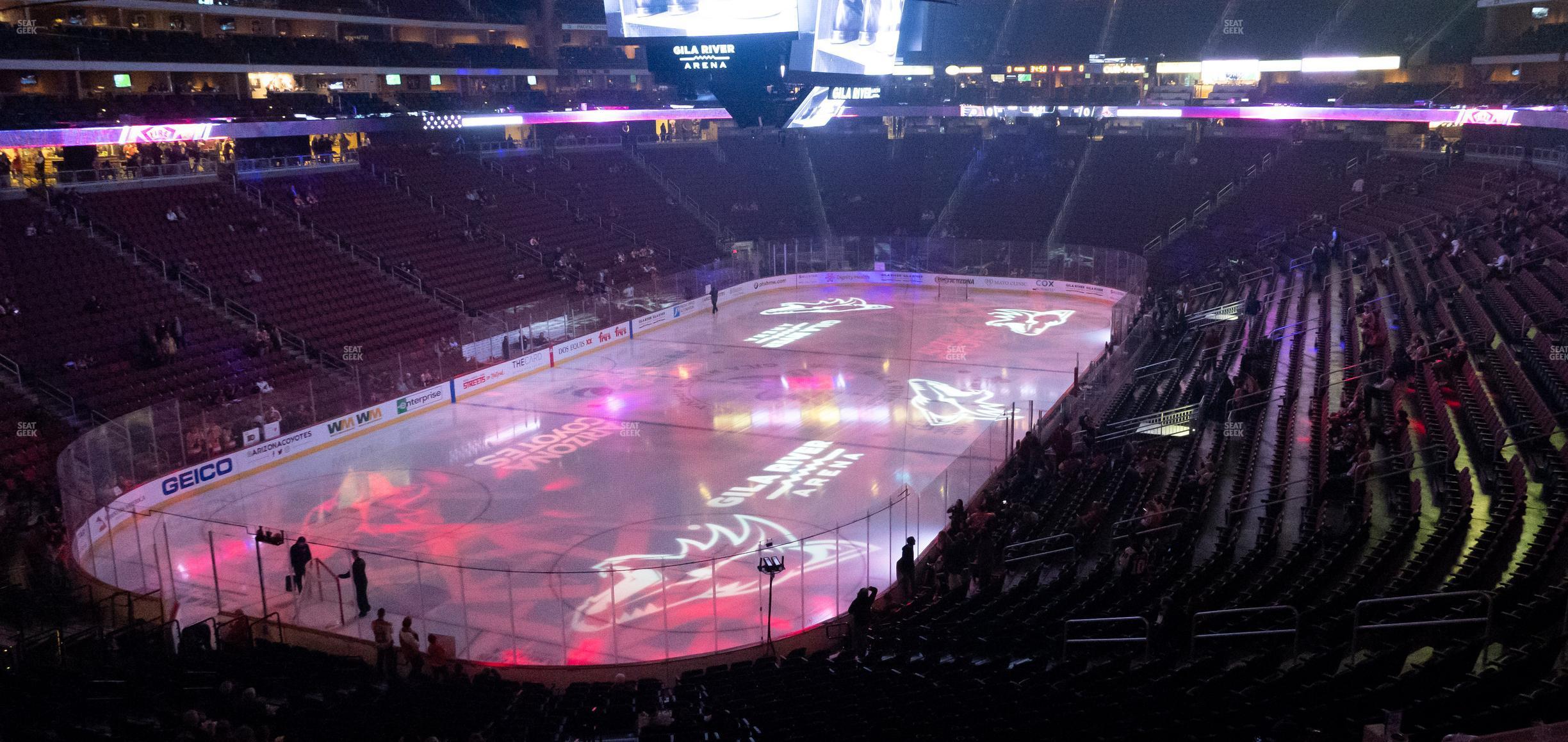 Seating view for Desert Diamond Arena Section Club 2