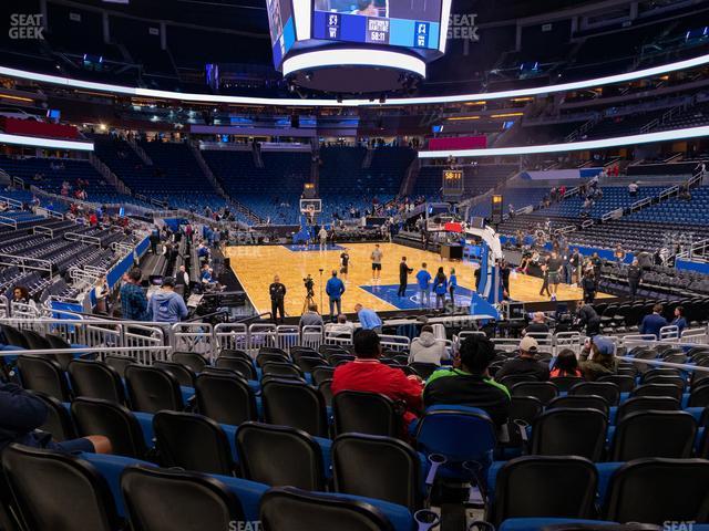 Seating view for Kia Center Section 111