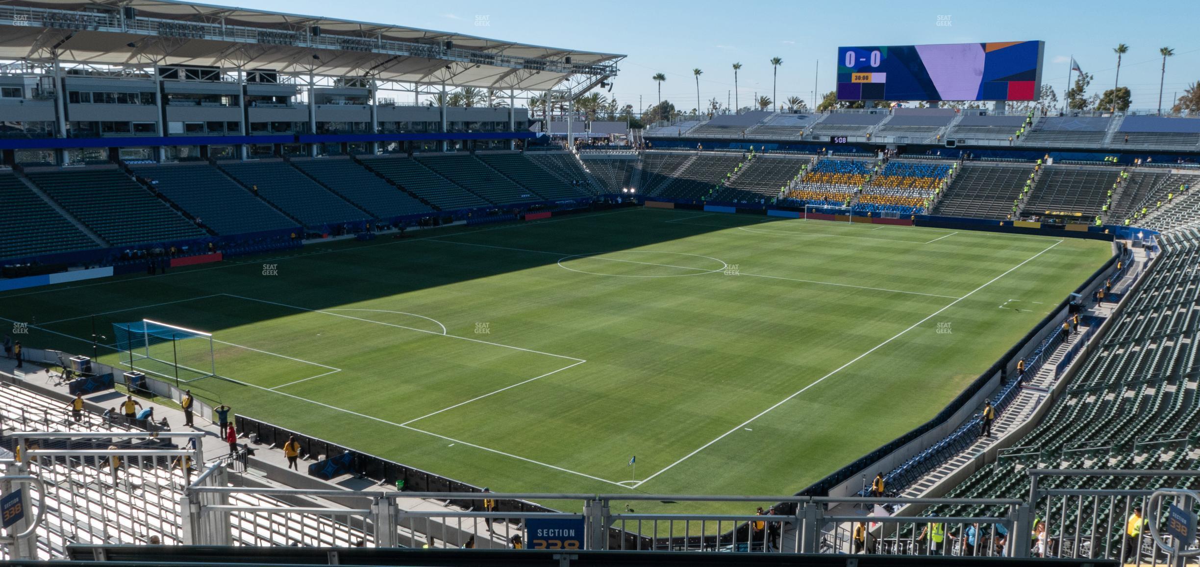 Seating view for Dignity Health Sports Park Section Ga South East