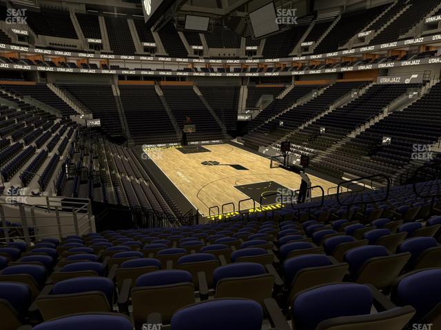 Seating view for Delta Center Section 14