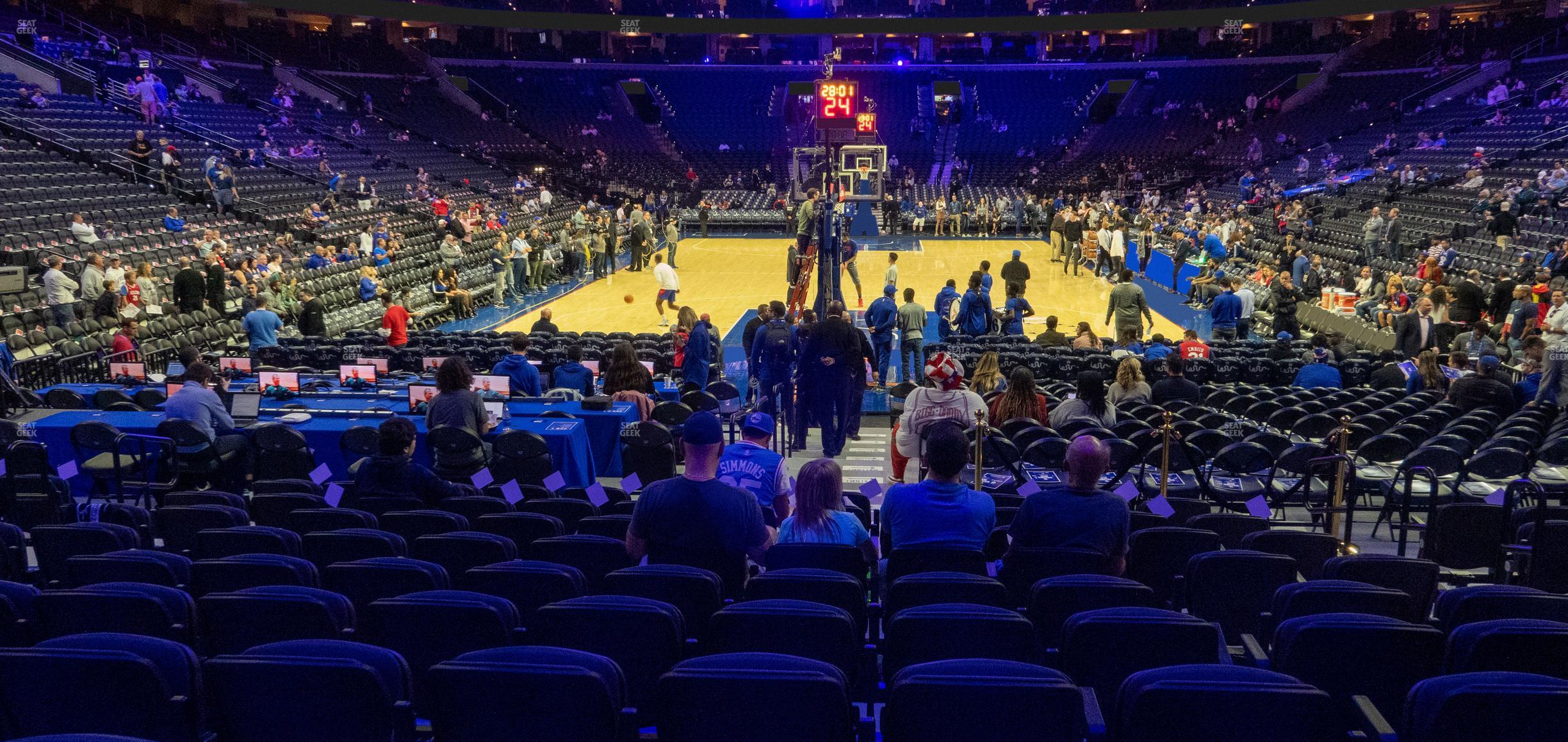 Seating view for Wells Fargo Center Section 119