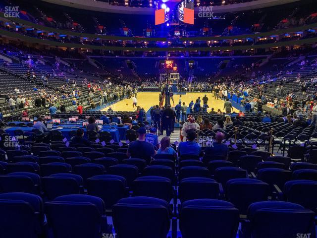 Seating view for Wells Fargo Center Section 119