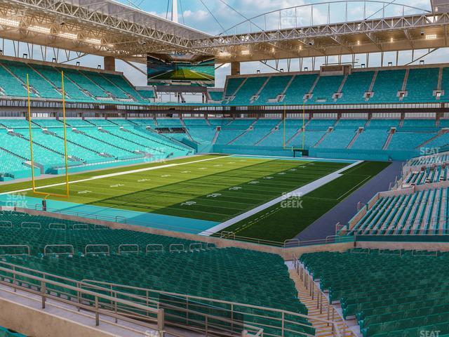 Seating view for Hard Rock Stadium Section 256