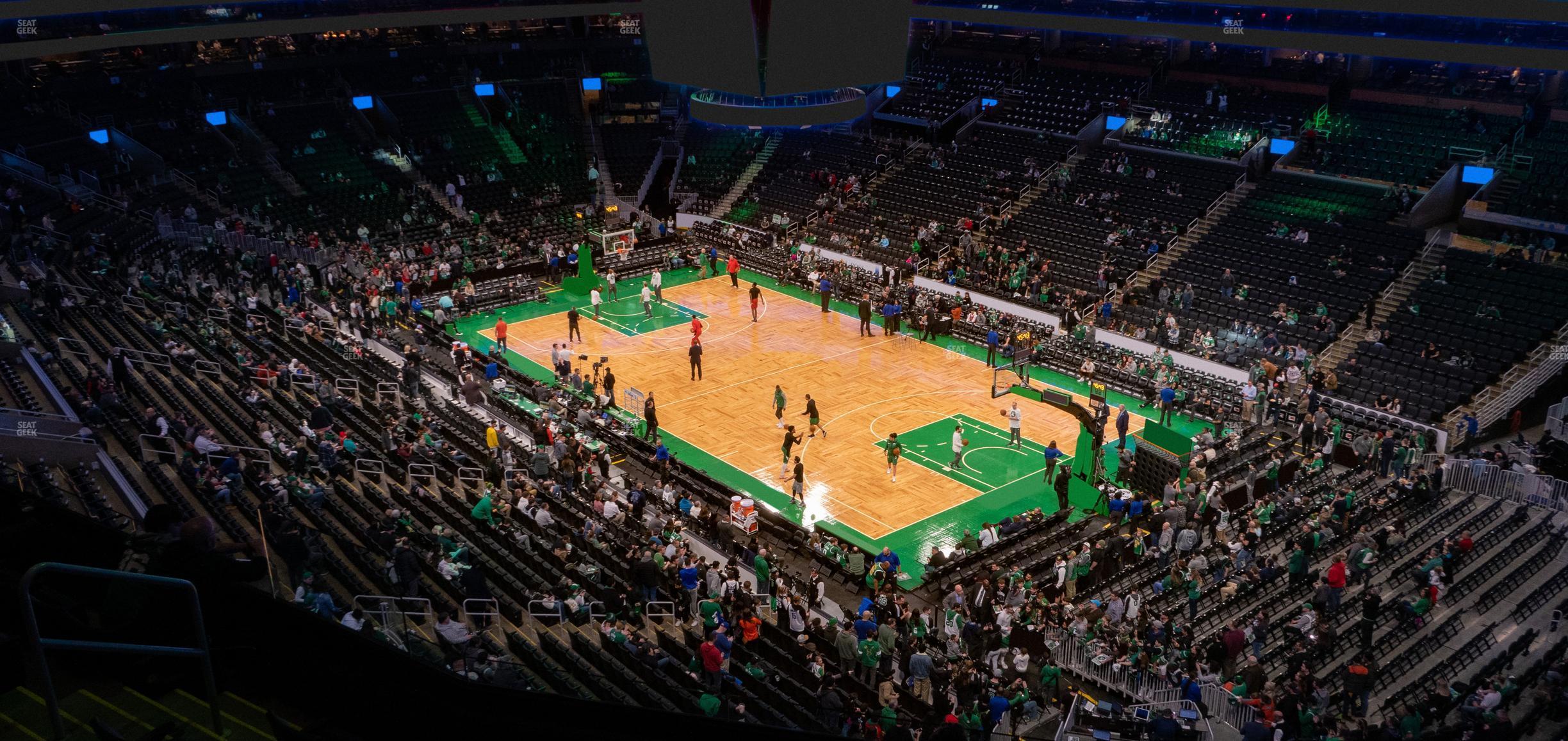 Seating view for TD Garden Section Balcony 327