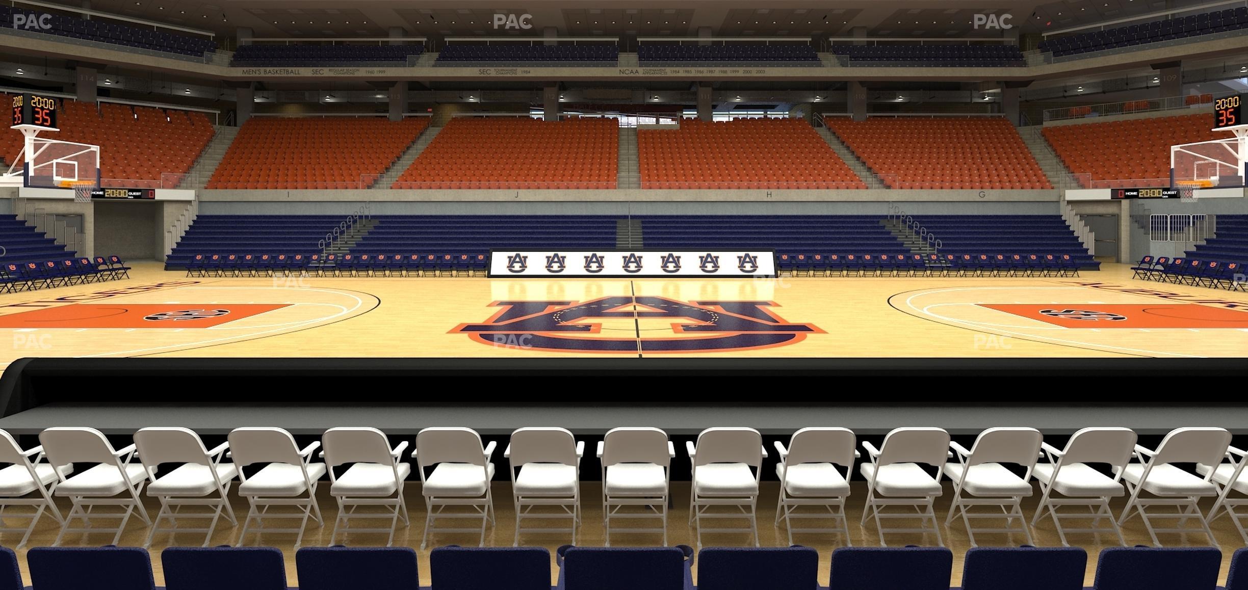 Seating view for Neville Arena Section B