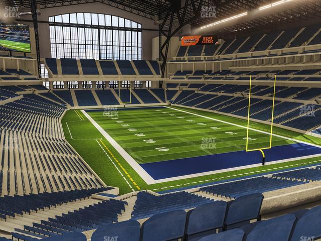 Seating view for Lucas Oil Stadium Section 330