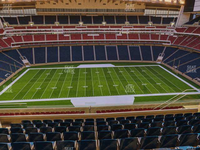 Seating view for NRG Stadium Section 609