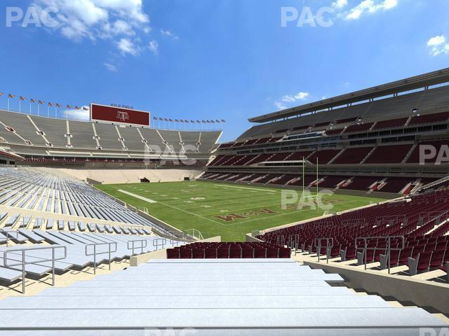 Seating view for Kyle Field Section 120