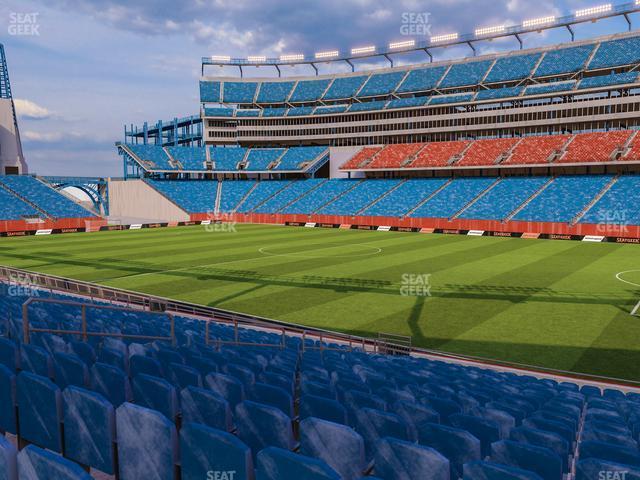 Seating view for Gillette Stadium Section 128