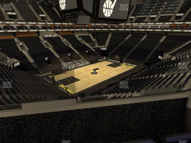 Seating view for Delta Center Section Suite 4