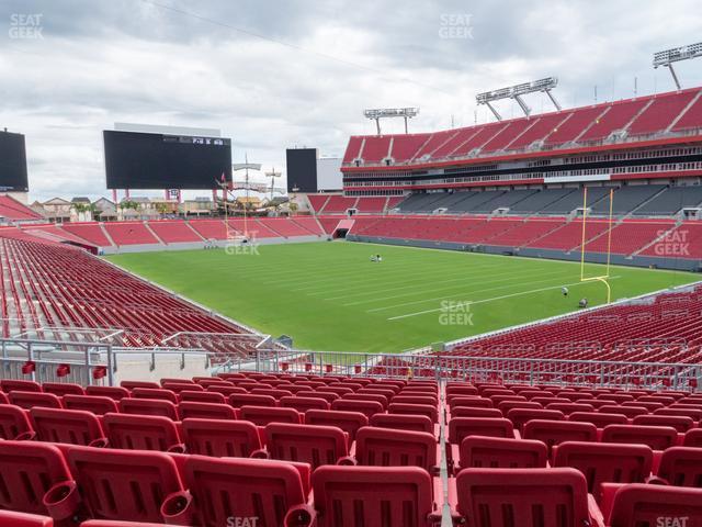 Seating view for Raymond James Stadium Section 219