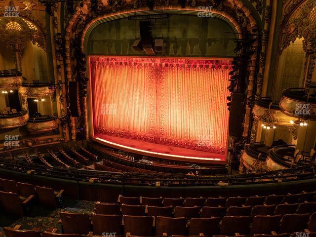 Seating view for New Amsterdam Theatre Section Mezzanine Right