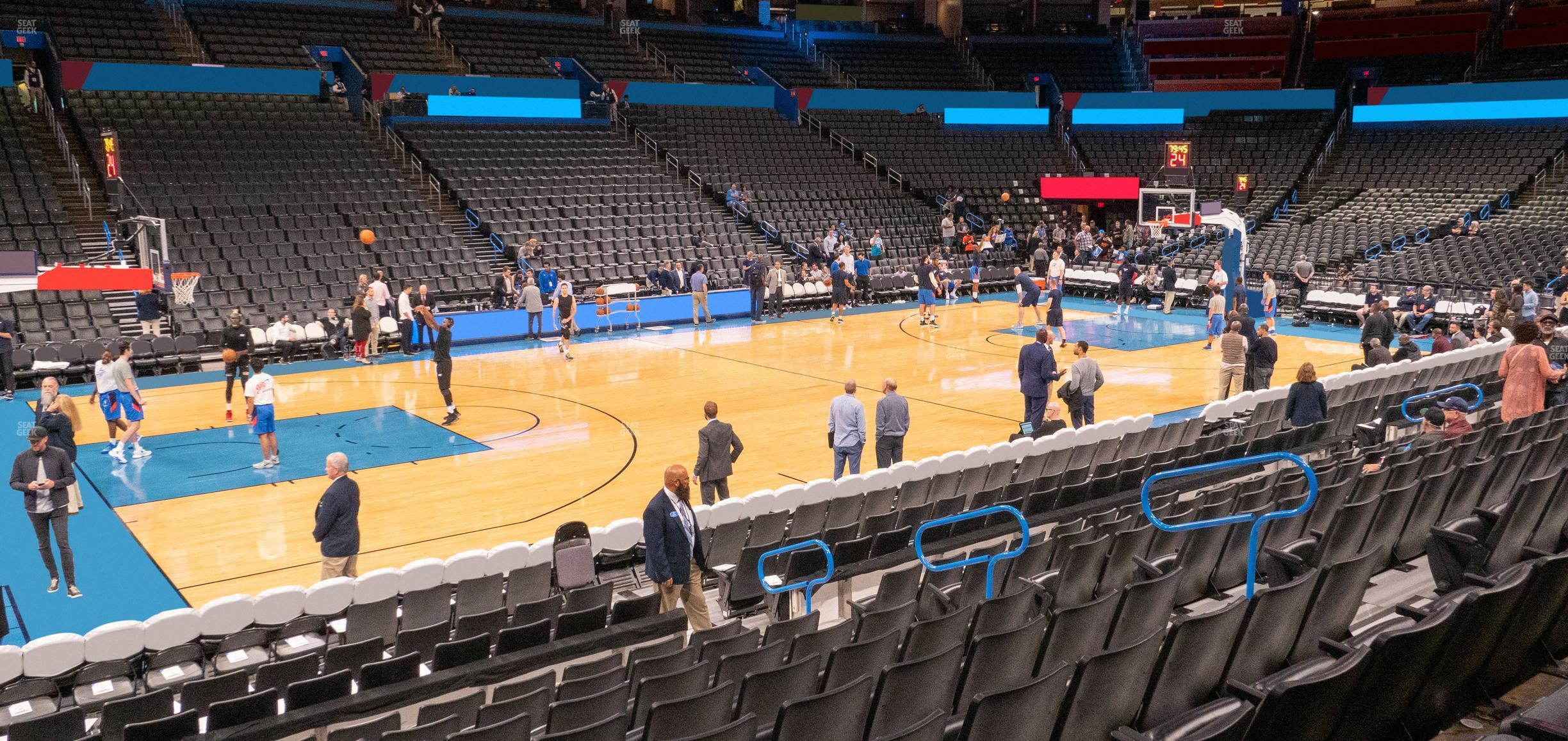 Seating view for Paycom Center Section 107