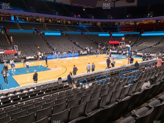 Seating view for Paycom Center Section 107