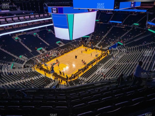 Seating view for Chase Center Section 210