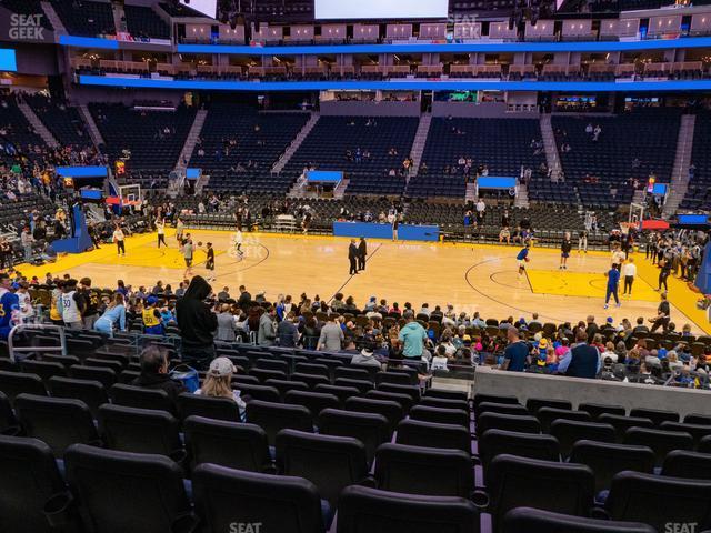 Seating view for Chase Center Section 116