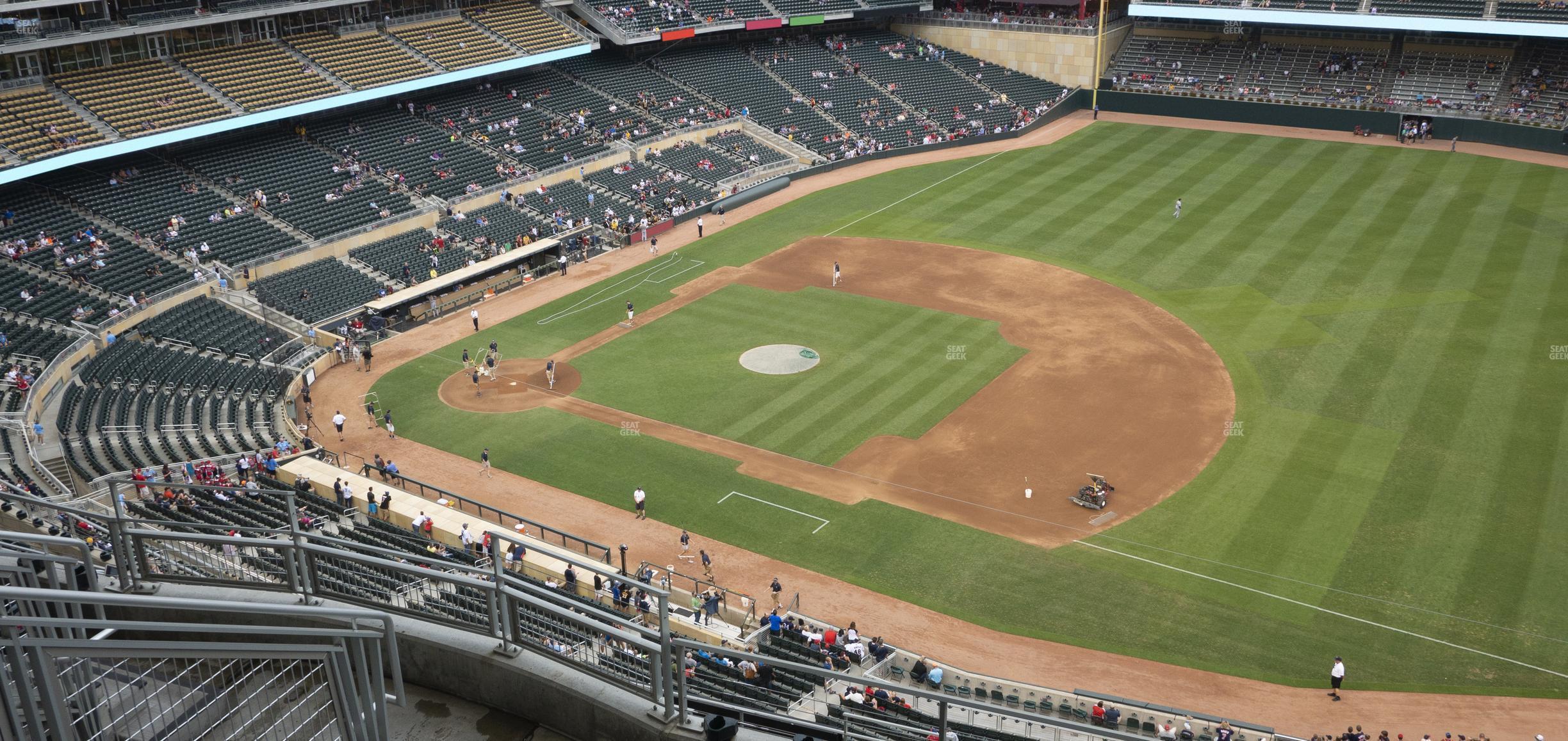 Seating view for Target Field Section 306