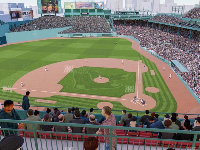 Seating view for Fenway Park Section Aura Pavilion Box 2