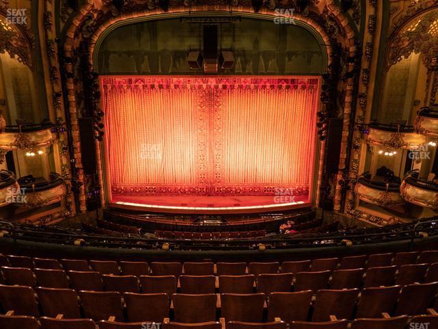 Seating view for New Amsterdam Theatre Section Mezzanine Center