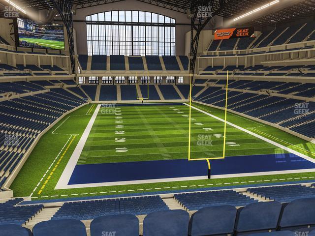 Seating view for Lucas Oil Stadium Section 328