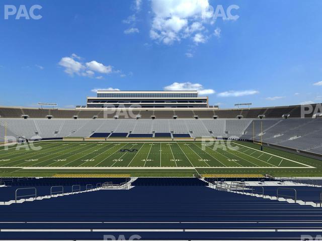 Seating view for Notre Dame Stadium Section 27