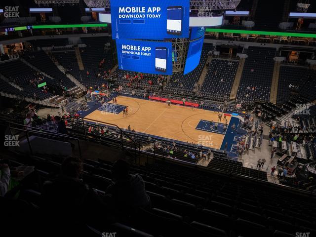 Seating view for Target Center Section 209