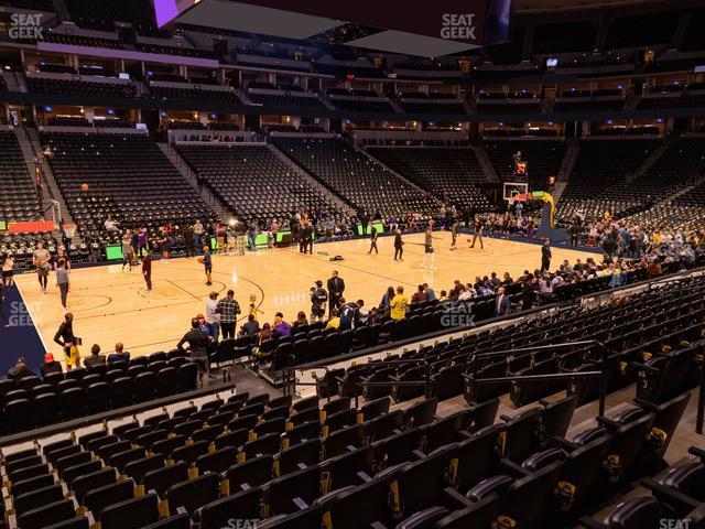 Seating view for Ball Arena Section 128