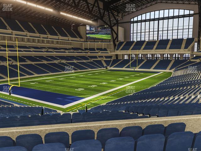 Seating view for Lucas Oil Stadium Section 221