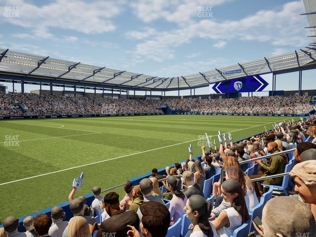 Seating view for Children's Mercy Park Section 101