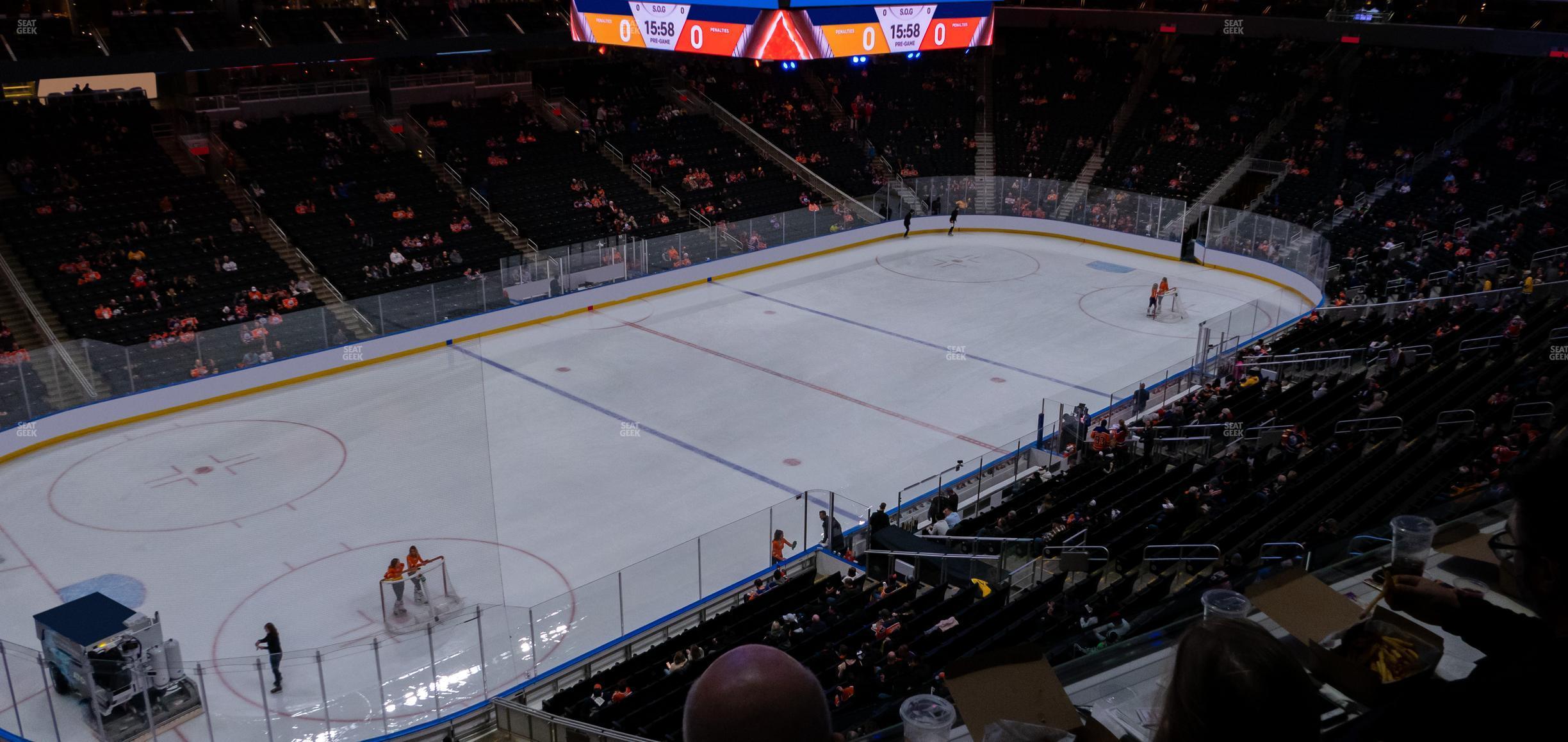 Seating view for Rogers Place Section Loge 11