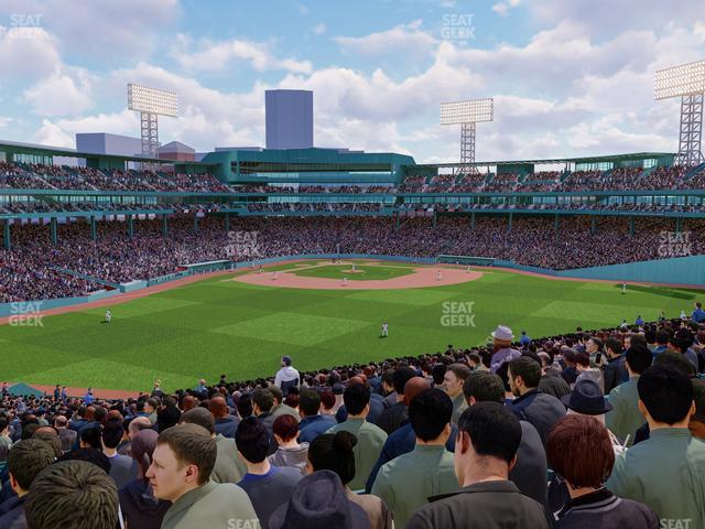 Seating view for Fenway Park Section Upper Bleacher 38