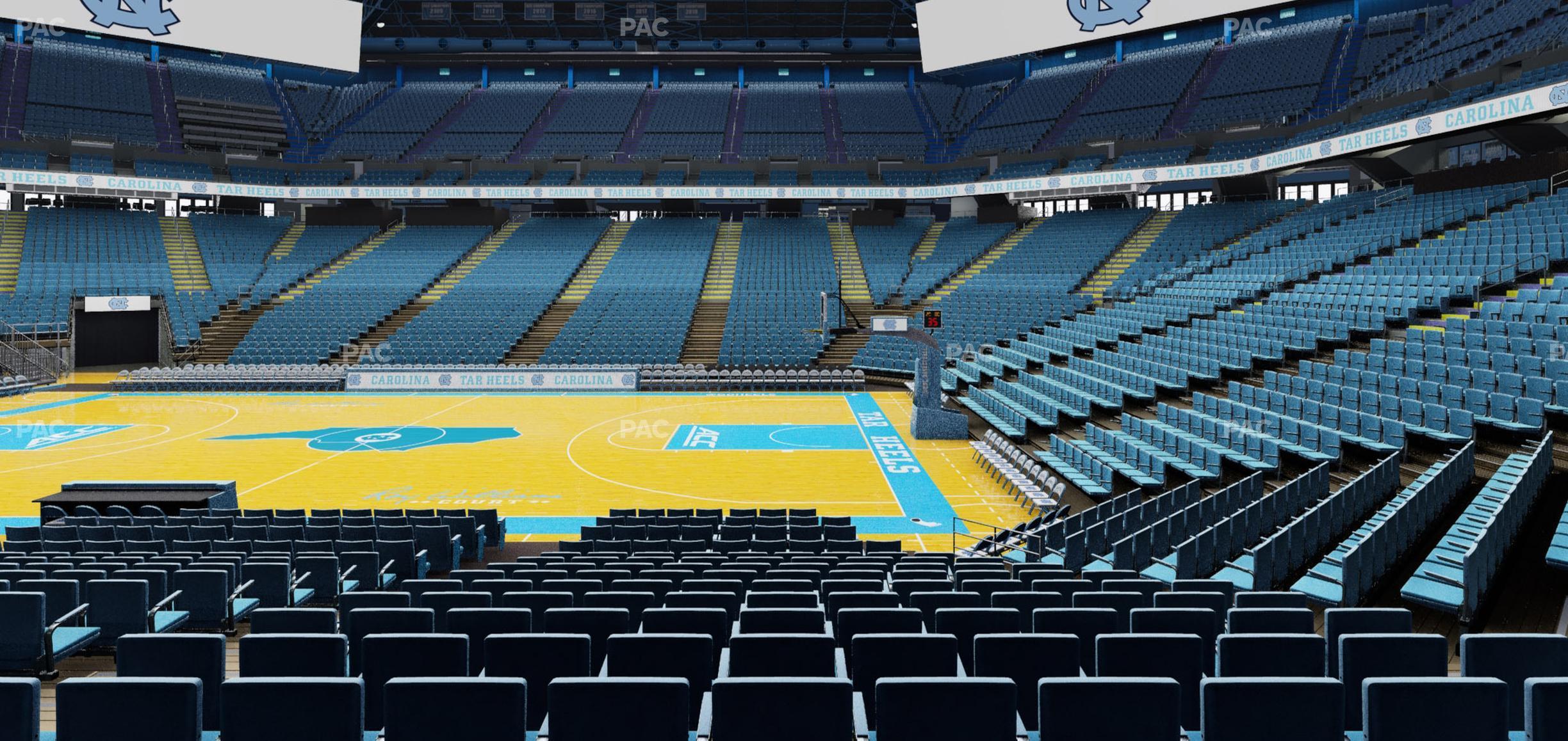 Seating view for Dean Smith Center Section 127