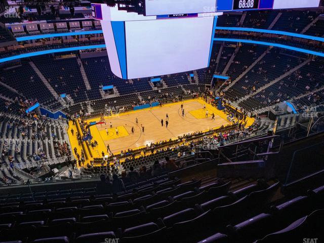 Seating view for Chase Center Section 222