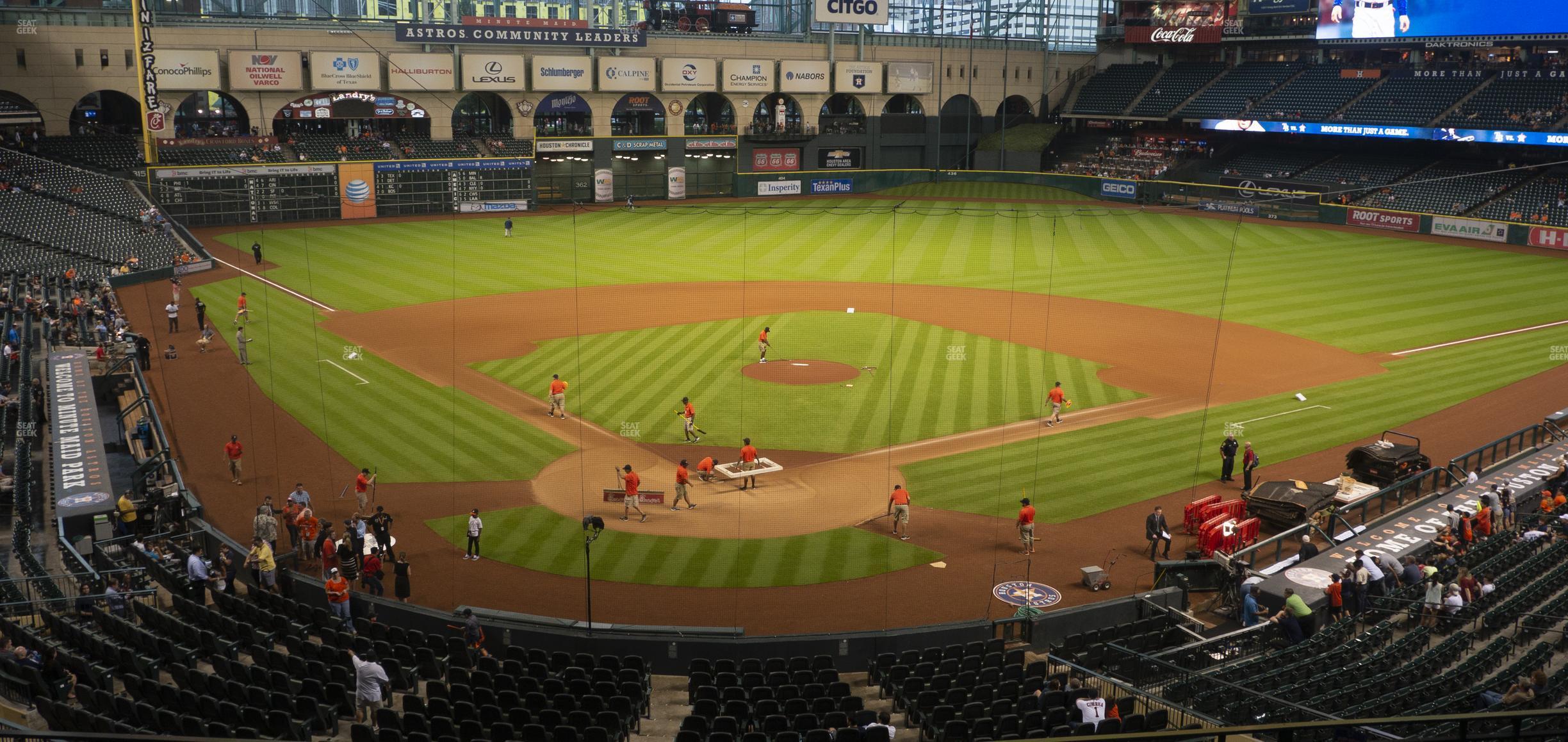 Seating view for Minute Maid Park Section 220