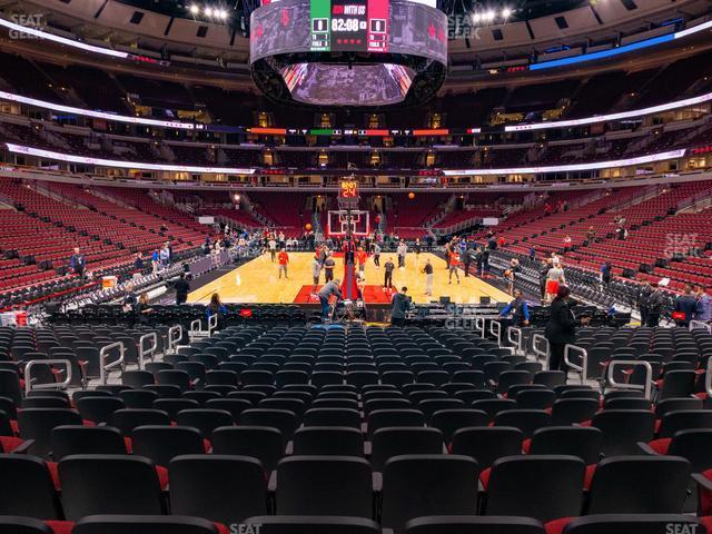 Seating view for United Center Section 117