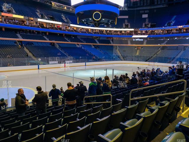 Seating view for KeyBank Center Section 107