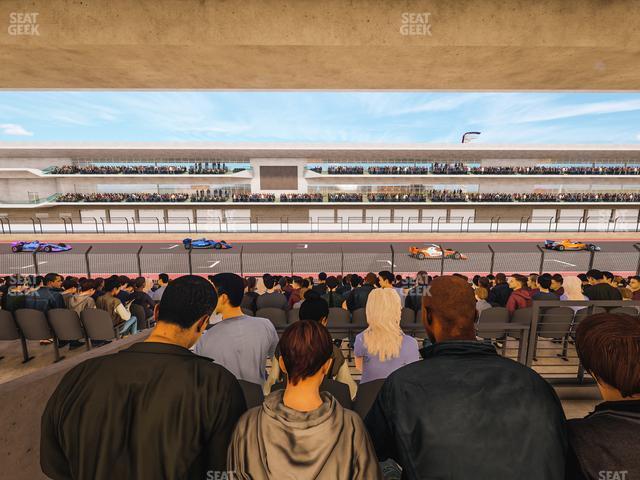 Seating view for Circuit of The Americas Section Main Grandstand Mezzanine 9 A