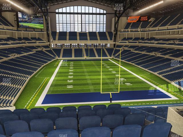 Seating view for Lucas Oil Stadium Section 428