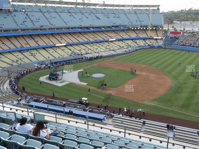 Seating view for Dodger Stadium Section 28 Rs