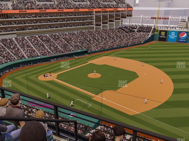 Seating view for Progressive Field Section 434