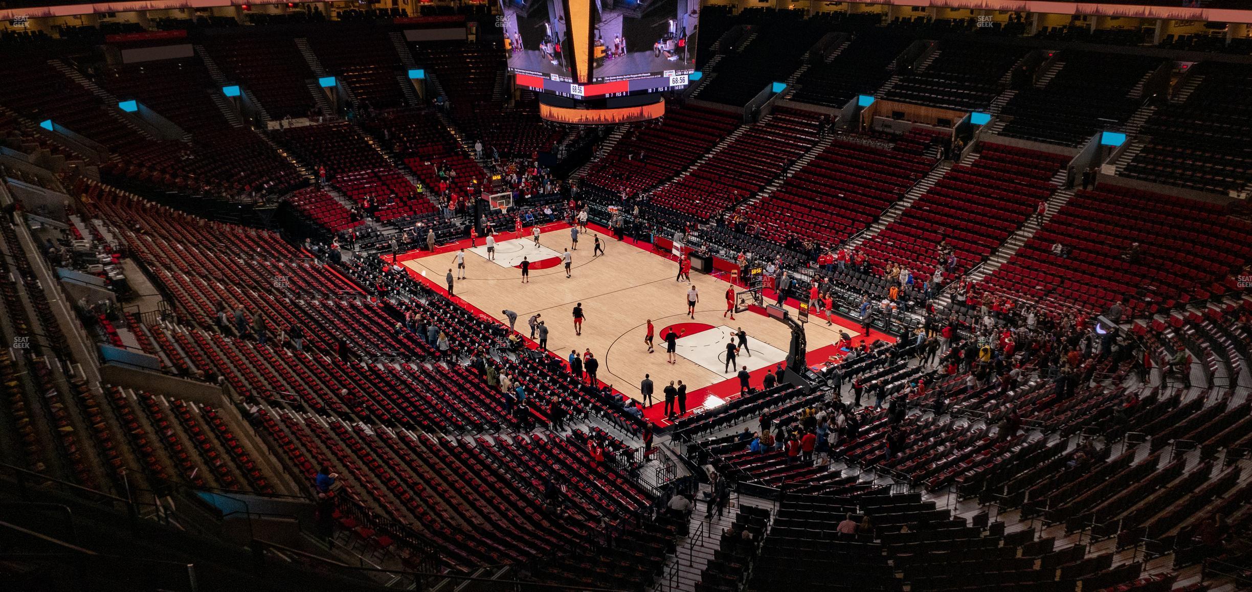 Seating view for Moda Center Section 313