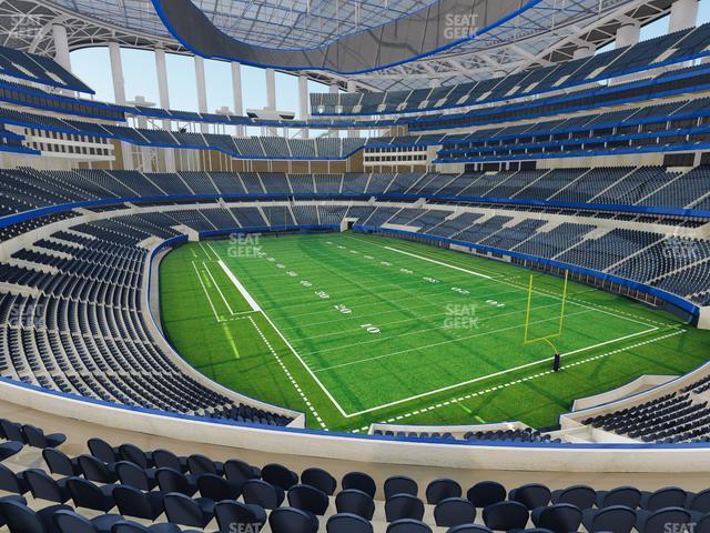 Seating view for SoFi Stadium Section 229