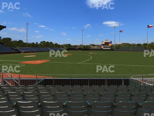 Seating view for UFCU Disch-Falk Field Section R 2